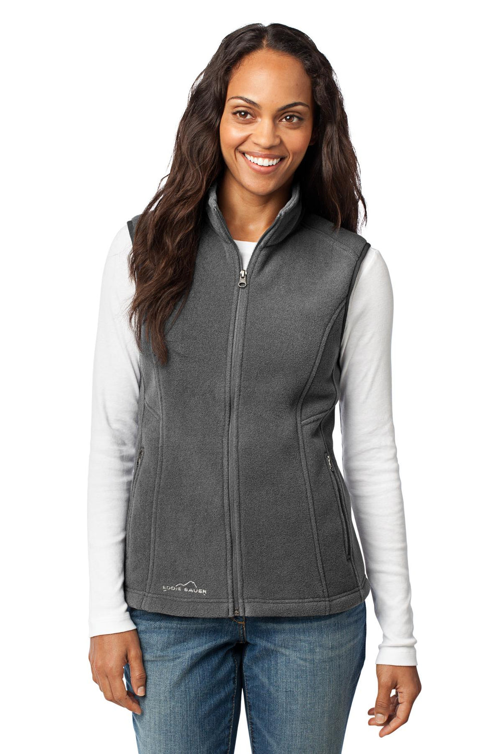 Eddie Bauer® Women's Fleece Vest - Grey Steel - XS