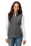 Eddie Bauer® Women's Fleece Vest - Grey Steel - XS