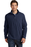 Eddie Bauer®1/2-Zip Microfleece Jacket - Navy - XS