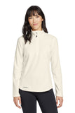Eddie Bauer® Women's 1/2-Zip Microfleece Jacket - Ivory - XS
