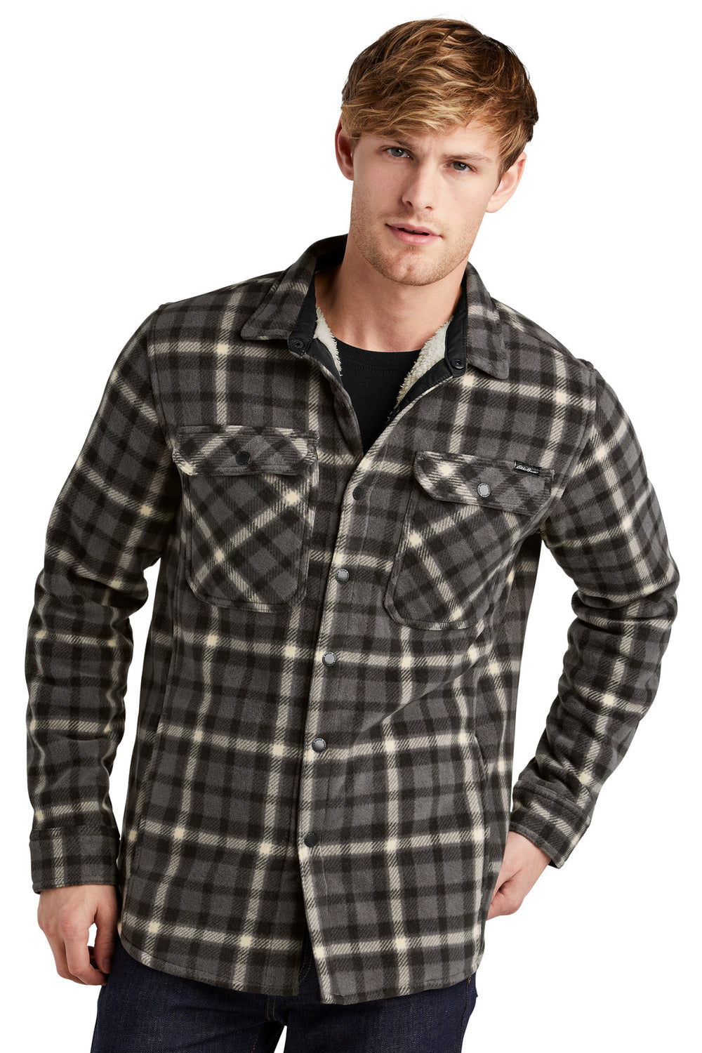 Eddie Bauer® Woodland Shirt Jac - Grey Steel/ Bone - XS
