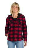 Eddie Bauer® Women's Woodland Shirt Jac - Radish/ Black - XS