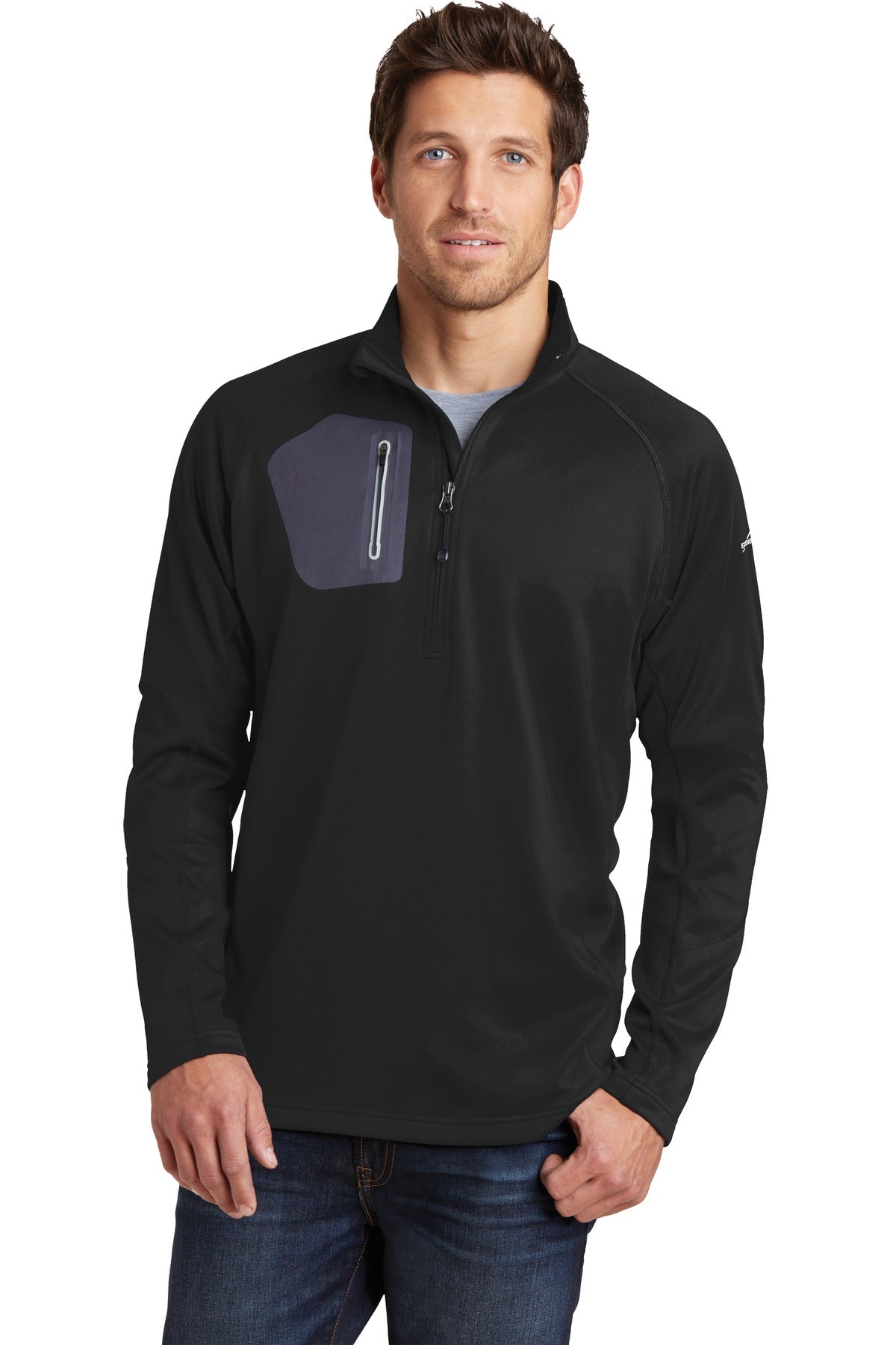 Eddie Bauer® 1/2-Zip Performance Fleece - Black - XS