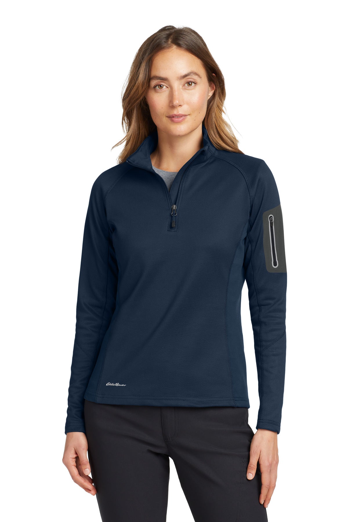 Eddie Bauer® Women's 1/2-Zip Performance Fleece - River Blue Navy - XS