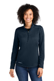 Eddie Bauer® Women’s Smooth Mid Layer Fleece 1/2-Zip - River Blue Navy - XS