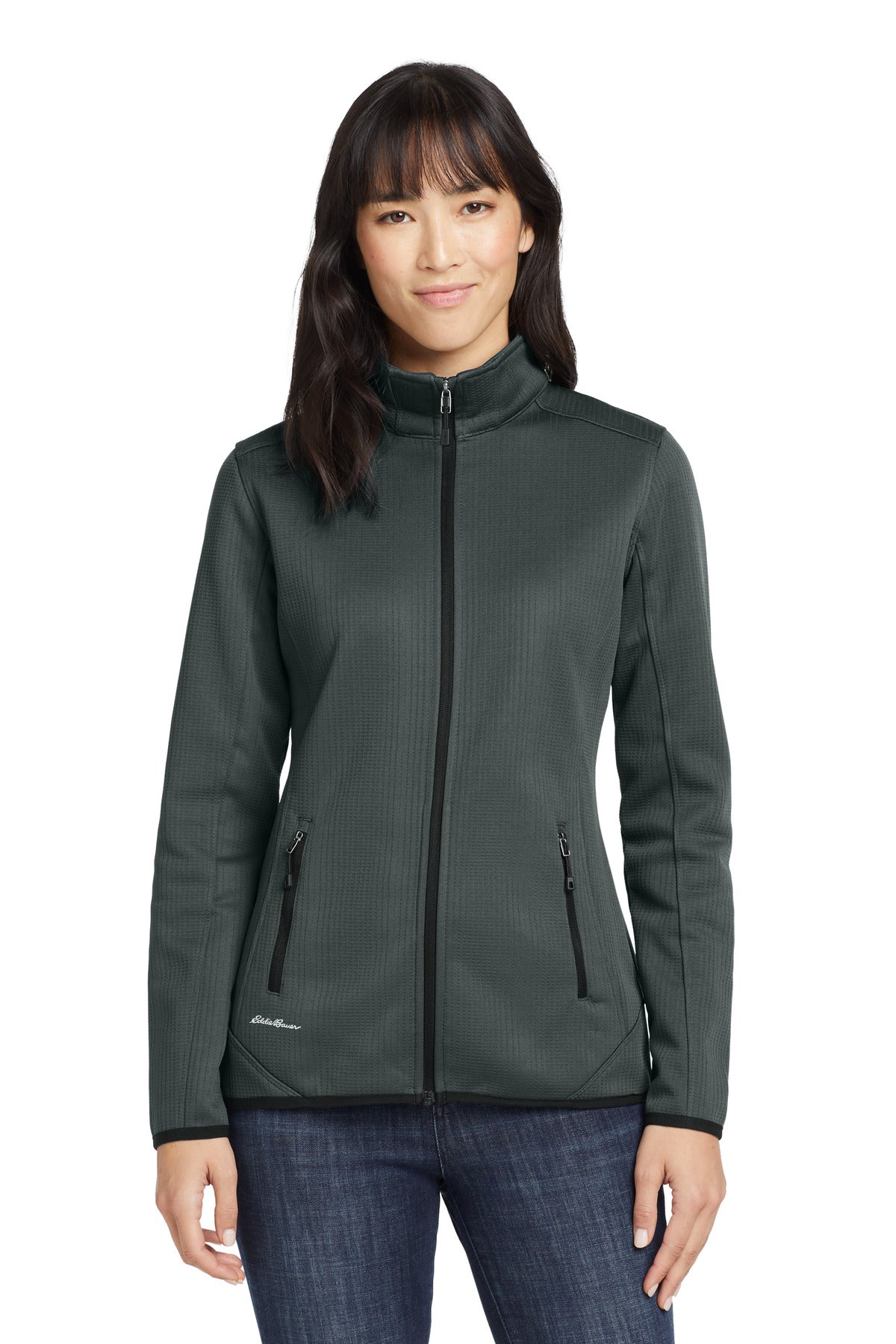 Eddie Bauer® Women's Dash Full-Zip Fleece Jacket - Grey Steel - XS