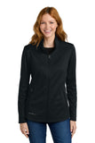 Eddie Bauer® Women’s Smooth Mid Layer Fleece Full-Zip - Black - XS