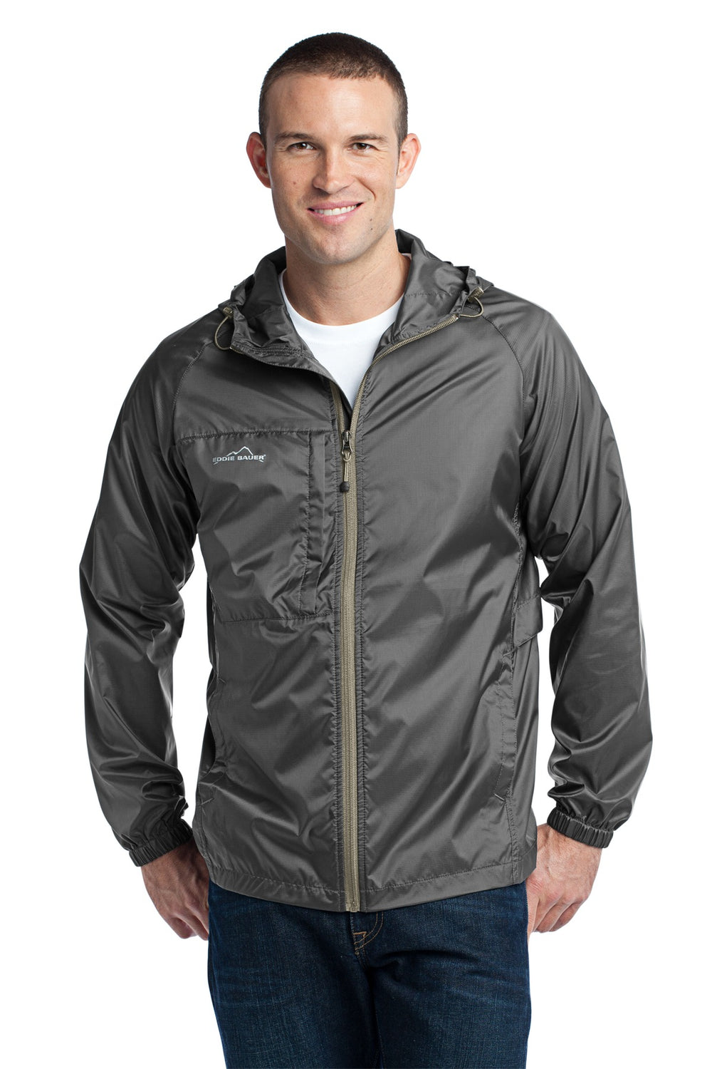 Eddie Bauer® Packable Wind Jacket - Grey Steel - XS