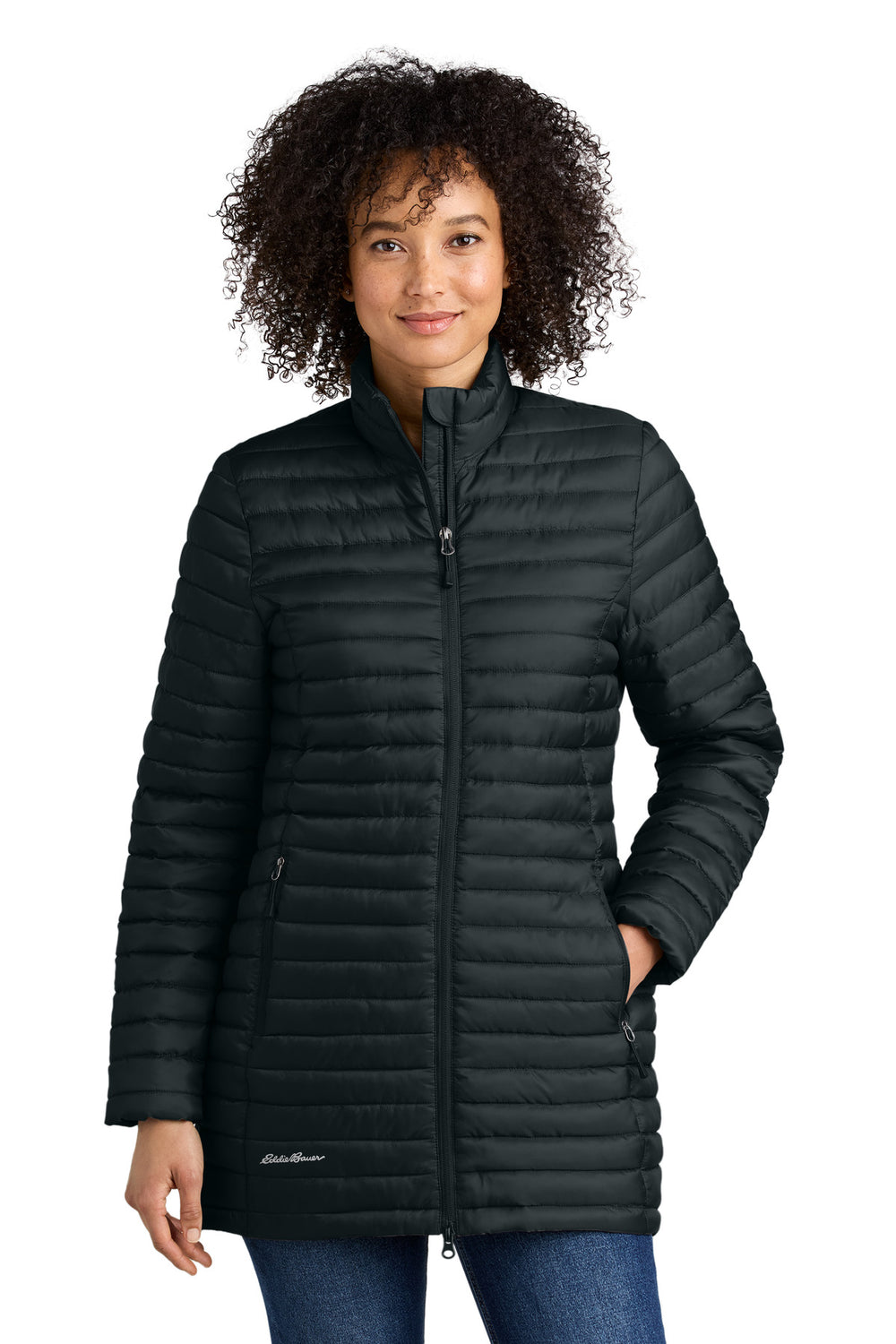 Eddie Bauer® Women’s Packable Quilted Full-Zip - Black - XS