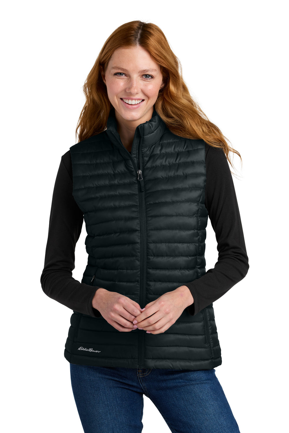 Eddie Bauer® Women’s Packable Quilted Vest - Black - XS