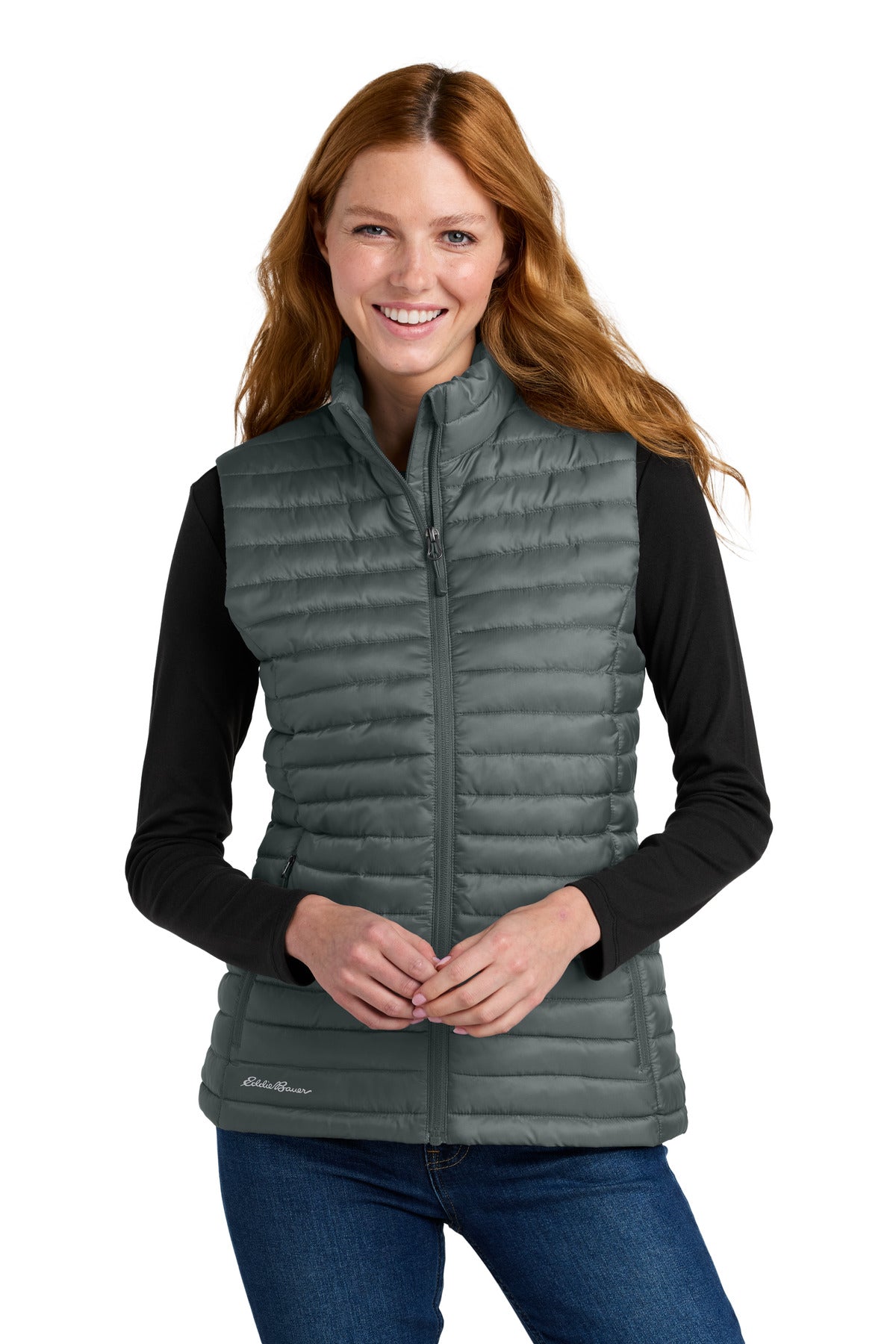 Eddie Bauer® Women’s Packable Quilted Vest - Metal Grey - XS
