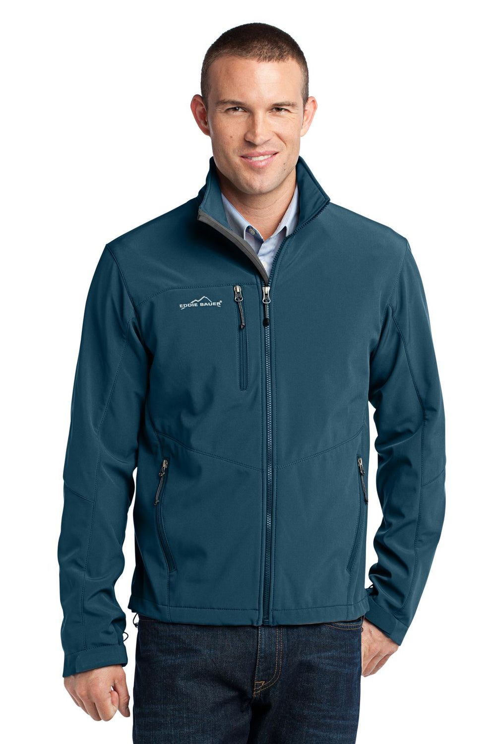 Eddie Bauer® Soft Shell Jacket - Dark Adriatic - XS