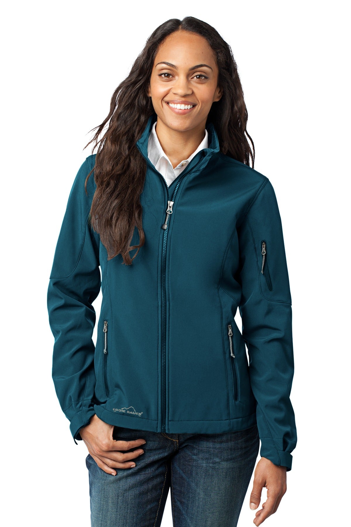Eddie Bauer® Women's Soft Shell Jacket - Dark Adriatic - XS