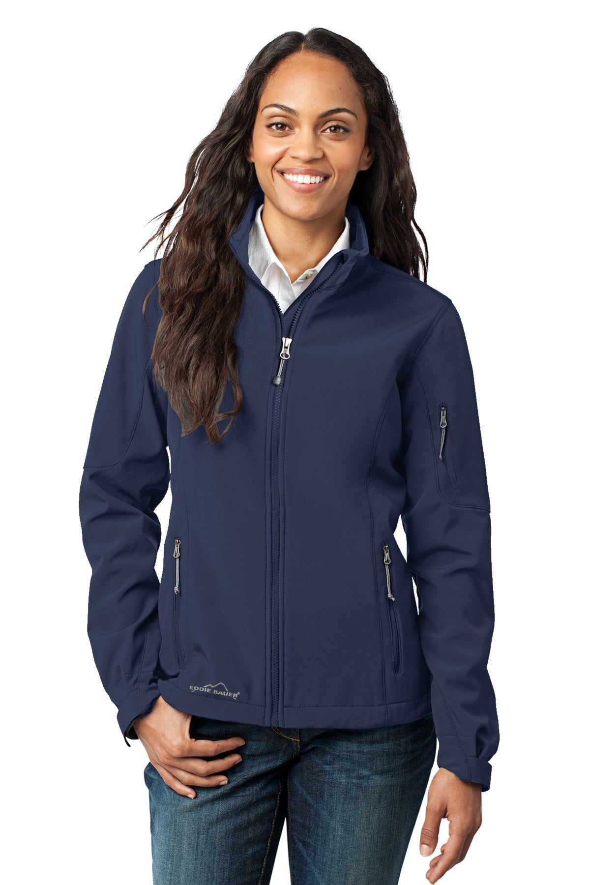 Eddie Bauer® Women's Soft Shell Jacket - River Blue Navy - XS