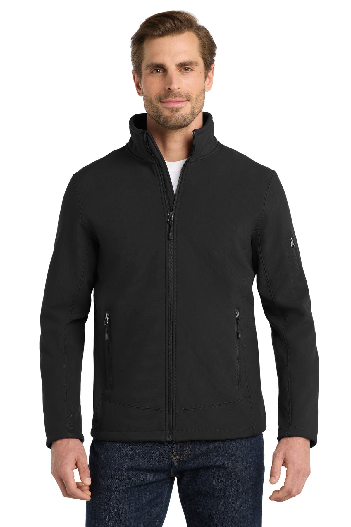 Eddie Bauer® Rugged Ripstop Soft Shell Jacket - Black - XS