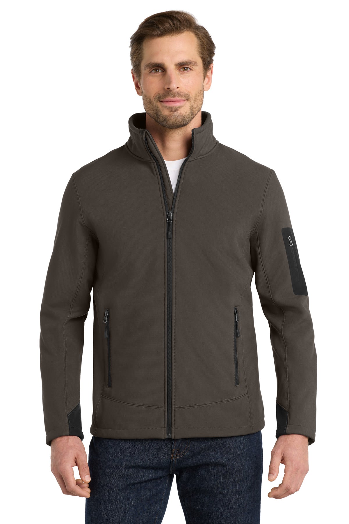 Eddie Bauer® Rugged Ripstop Soft Shell Jacket - Canteen Grey - XS