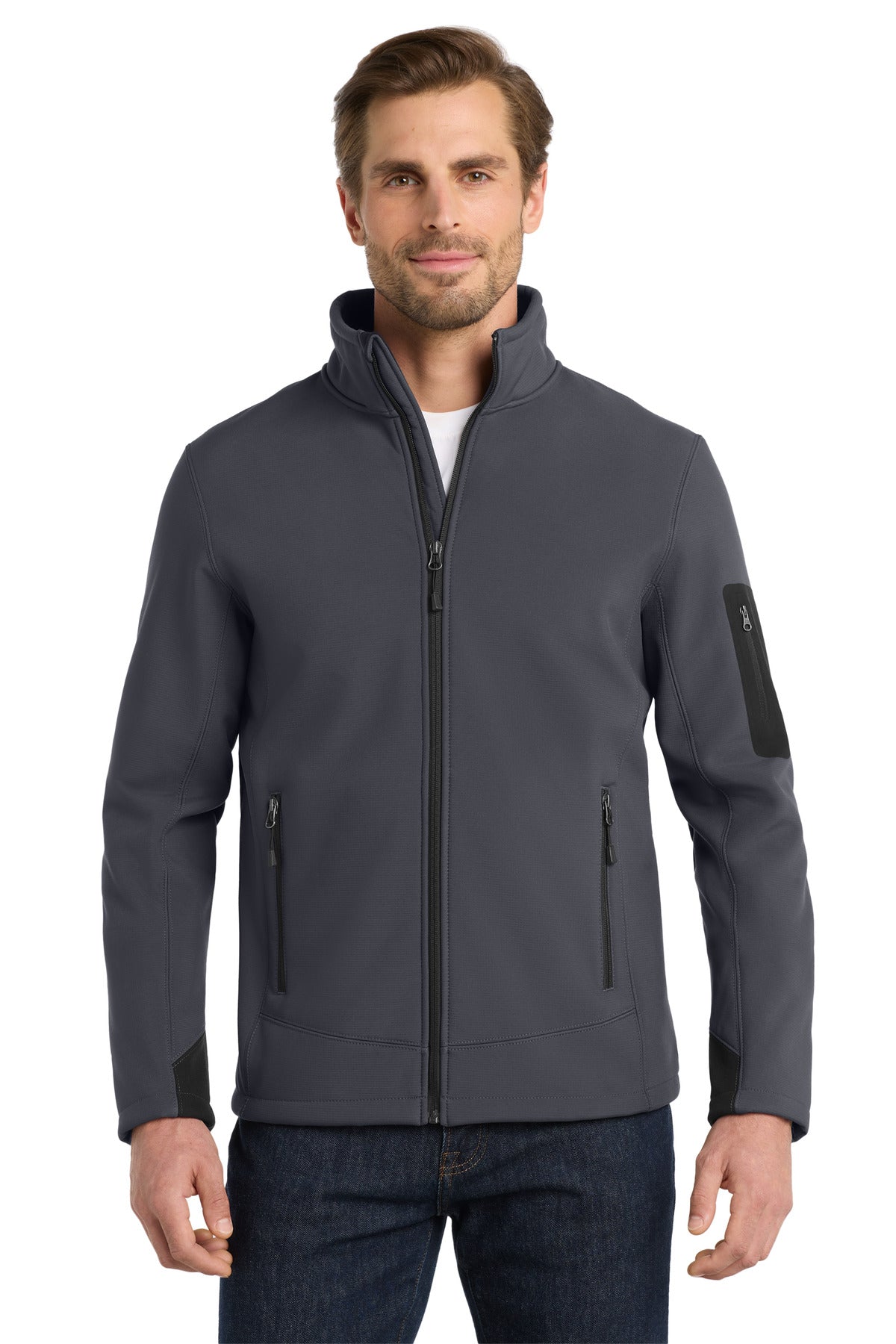 Eddie Bauer® Rugged Ripstop Soft Shell Jacket - Grey Steel - XS