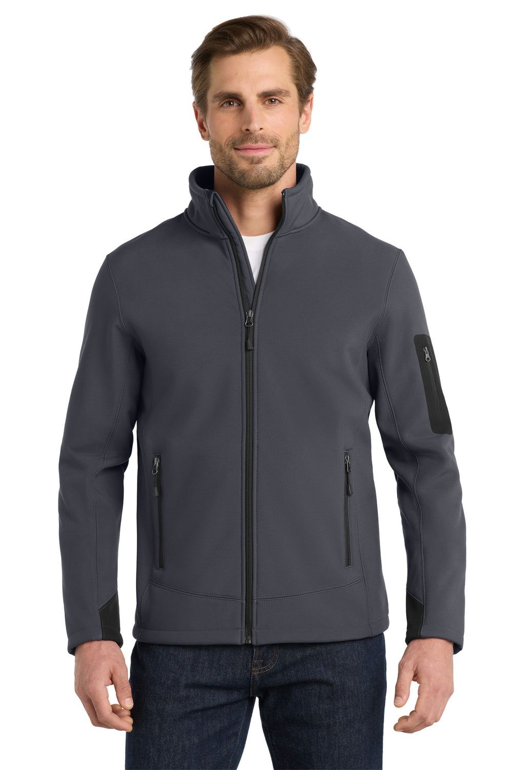 Eddie Bauer® Rugged Ripstop Soft Shell Jacket - Grey Steel - XS