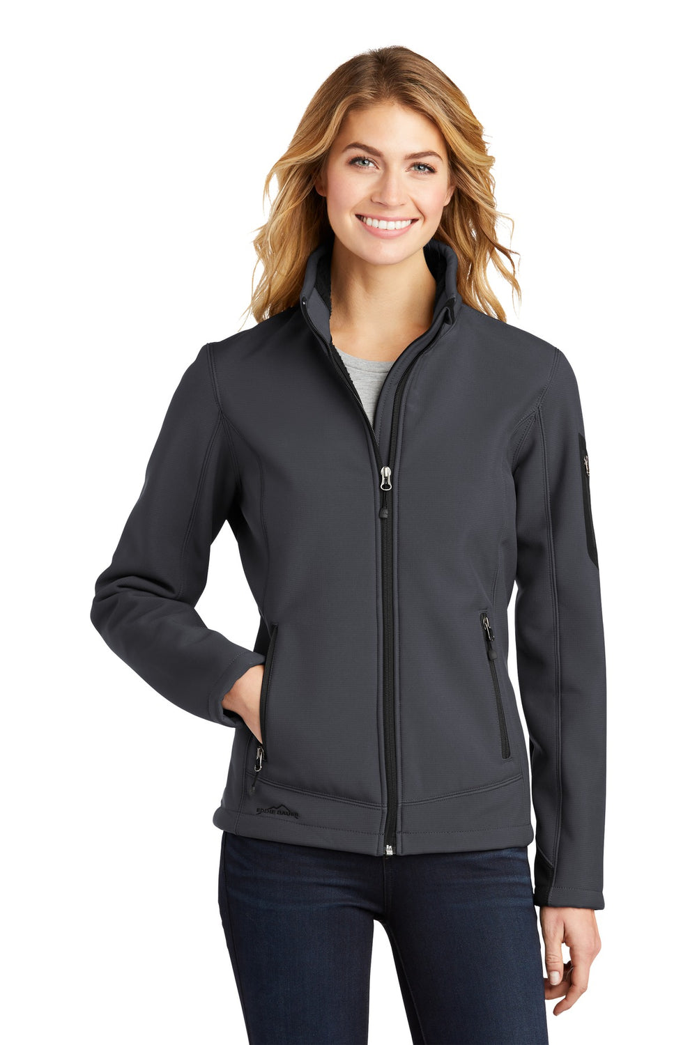Eddie Bauer® Women's Rugged Ripstop Soft Shell Jacket - Grey Steel - XS