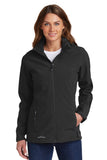 Eddie Bauer® Women's Hooded Soft Shell Parka - Black - XS