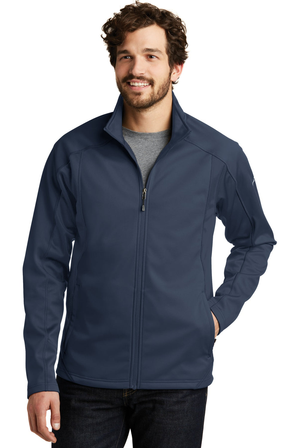Eddie Bauer® Trail Soft Shell Jacket - River Blue Navy/ River Blue Navy - XS