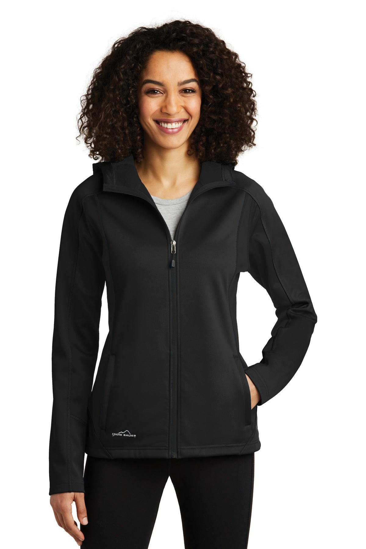 Eddie Bauer® Women's Trail Soft Shell Jacket - Black/ Black - XS