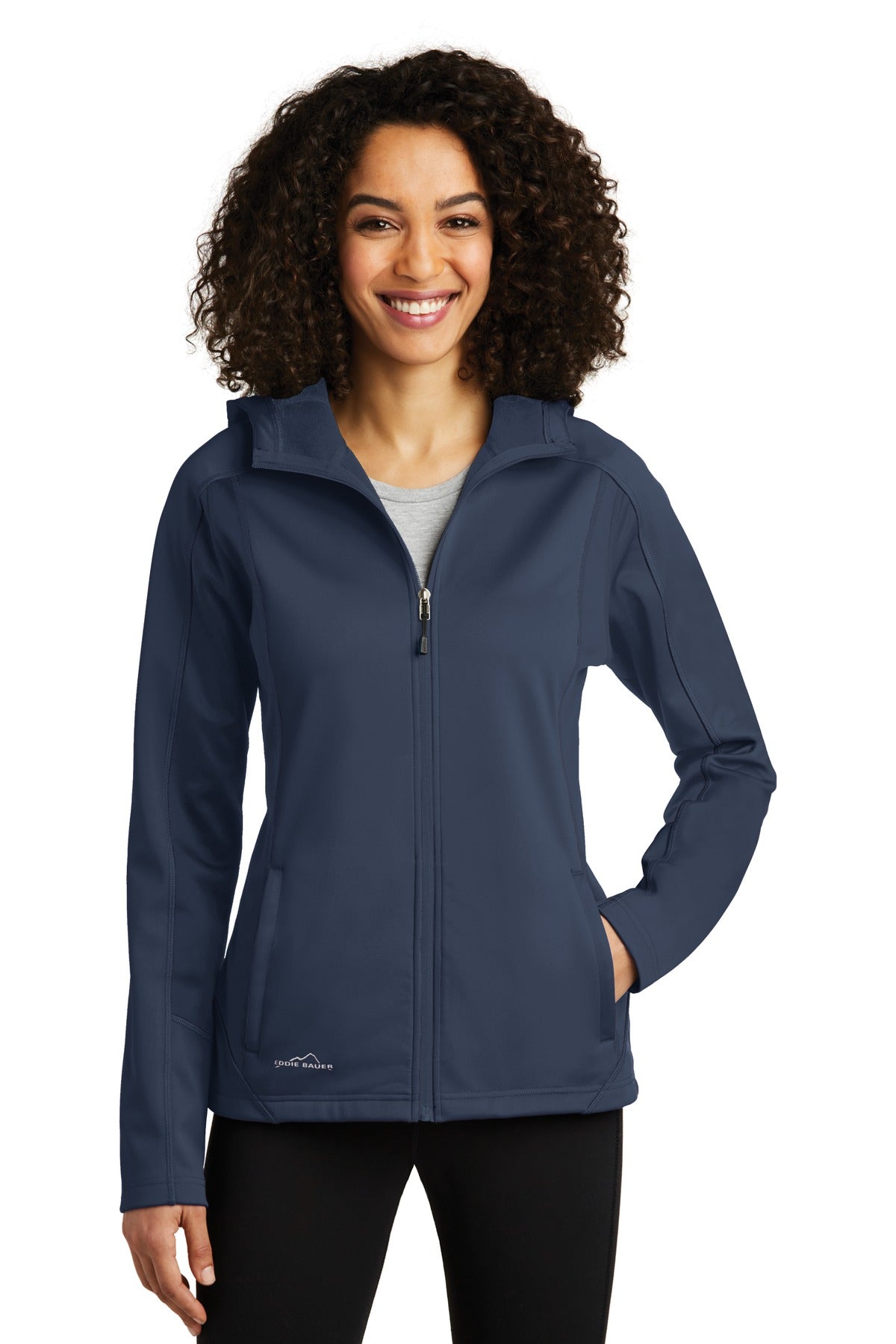 Eddie Bauer® Women's Trail Soft Shell Jacket - River Blue Navy/ River Blue Navy - XS