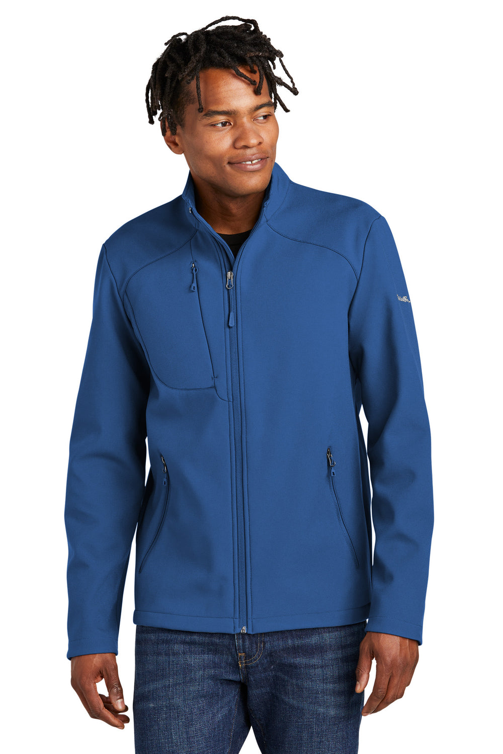Eddie Bauer® Stretch Soft Shell Jacket - Cobalt Blue - XS