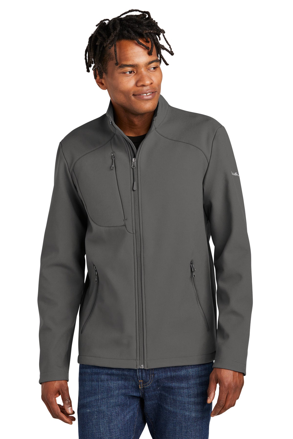Eddie Bauer® Stretch Soft Shell Jacket - Iron Gate - XS