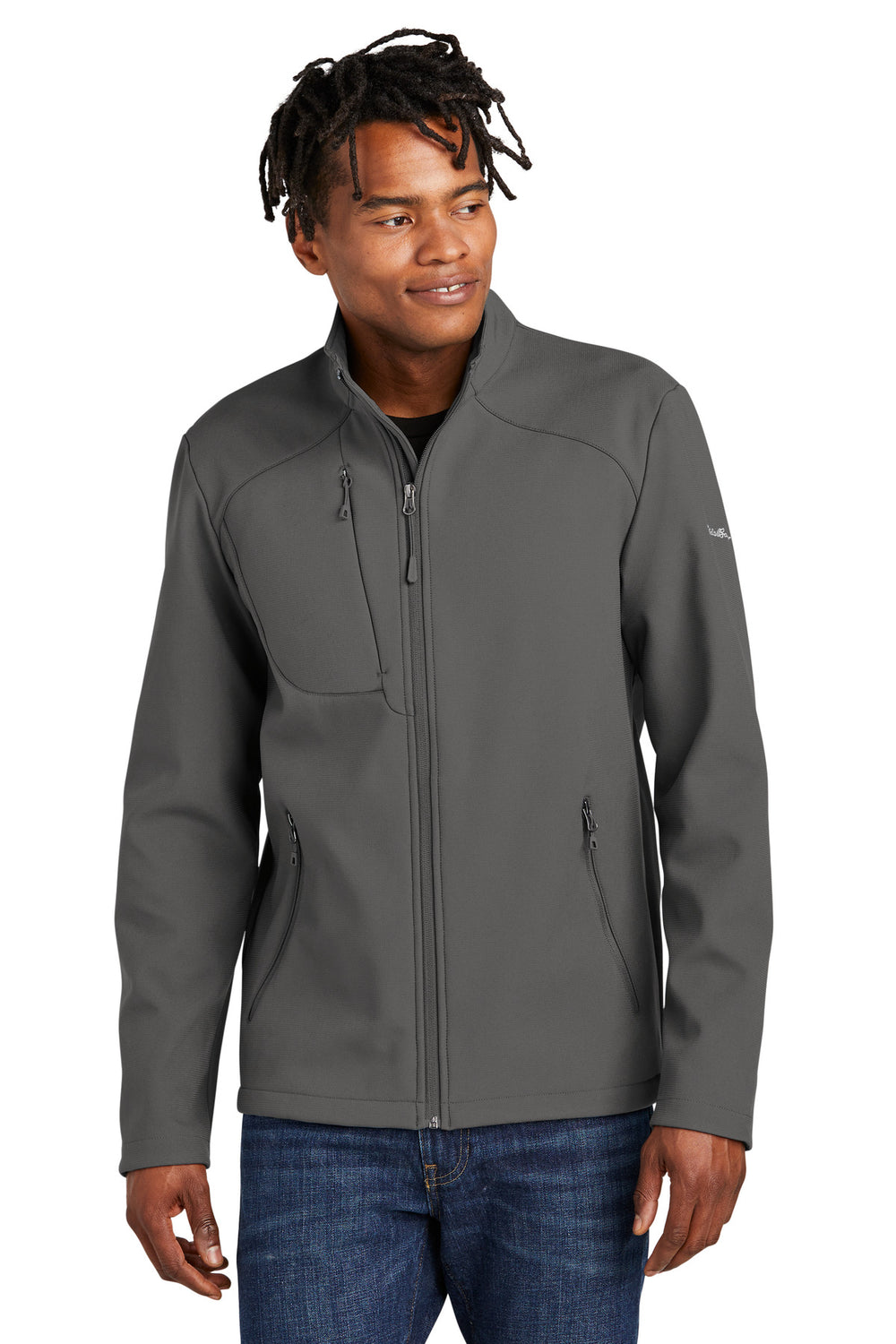 Eddie Bauer® Stretch Soft Shell Jacket - Iron Gate - XS