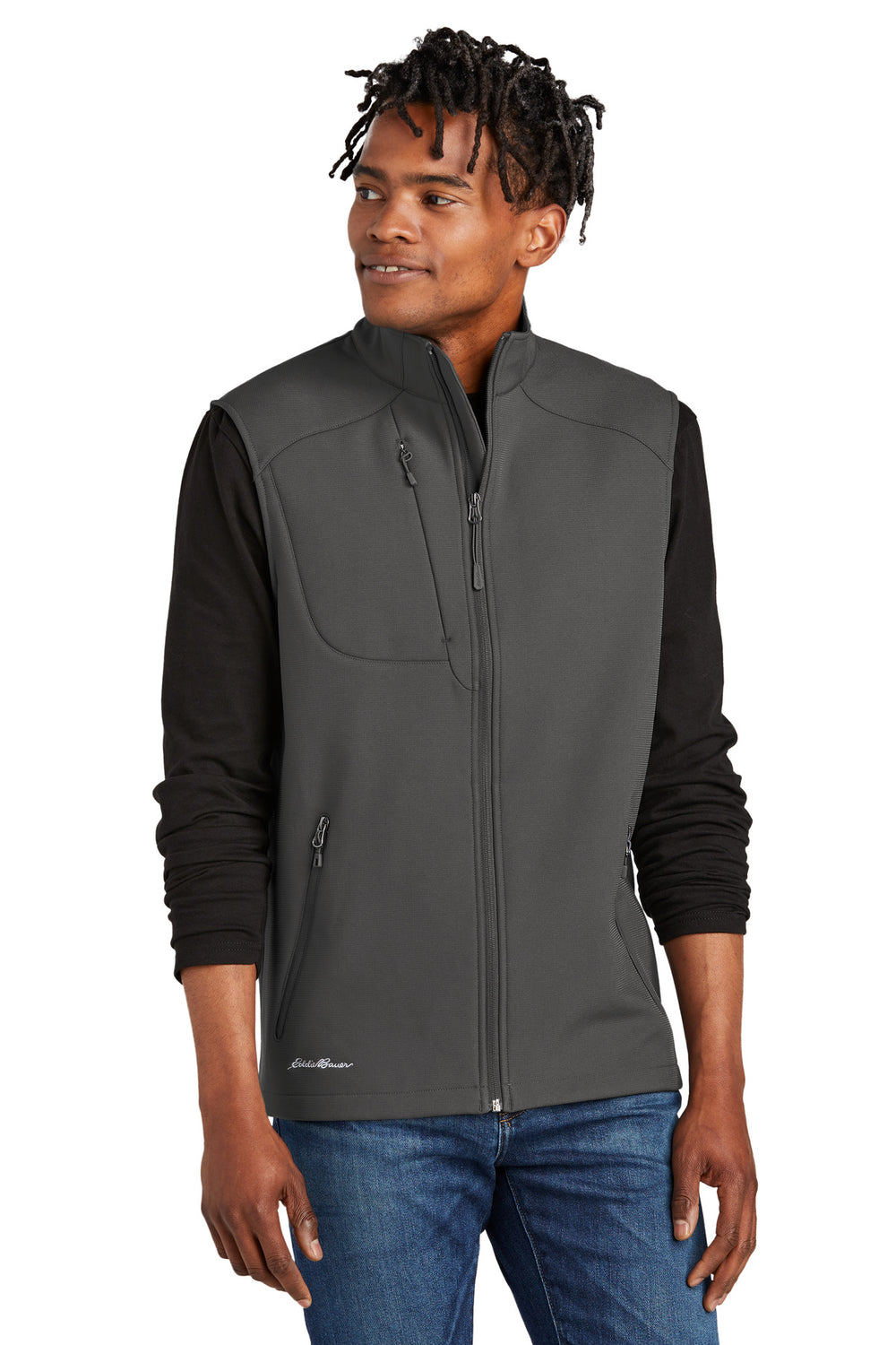 Eddie Bauer® Stretch Soft Shell Vest - Iron Gate - XS