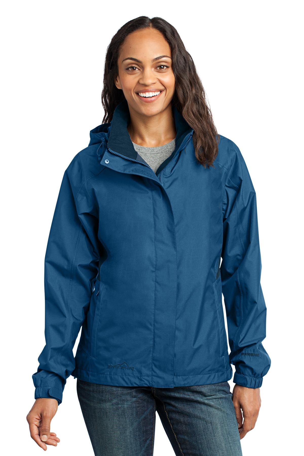 Eddie Bauer® Women's Rain Jacket - Deep Sea Blue/ Dark Adriatic - XS