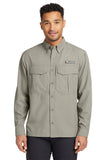 Eddie Bauer® Long Sleeve Performance Fishing Shirt - Driftwood - XS