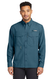 Eddie Bauer® Long Sleeve Performance Fishing Shirt - Gulf Teal - XS