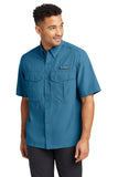 Eddie Bauer® Short Sleeve Performance Fishing Shirt - Gulf Teal - XS