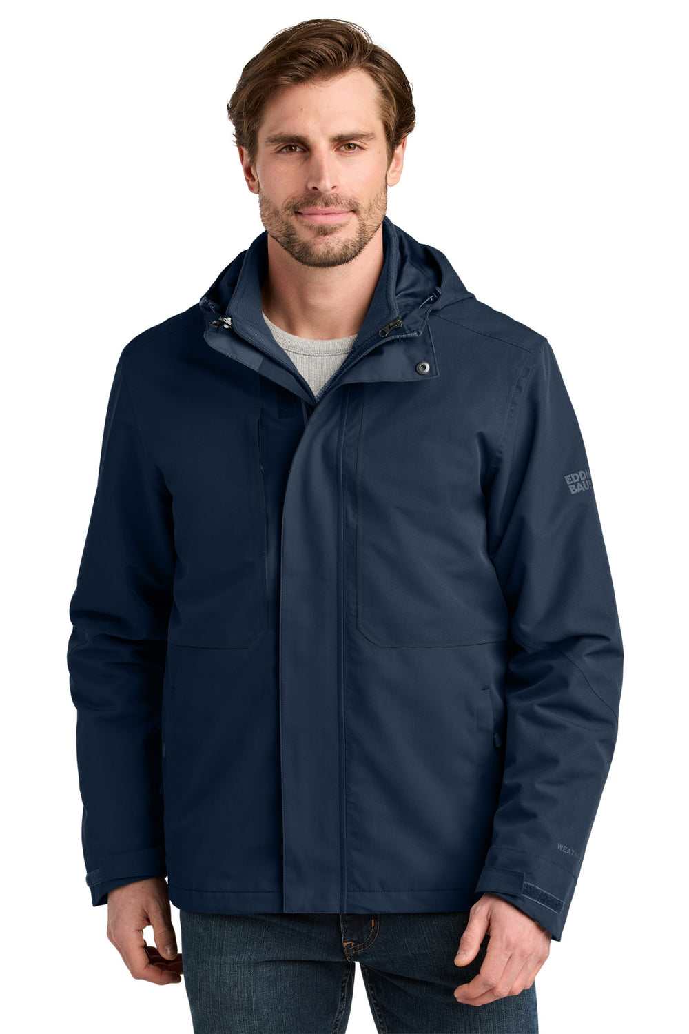Eddie Bauer® WeatherEdge® Ridge 3-in-1 Jacket - River Blue Navy - XS