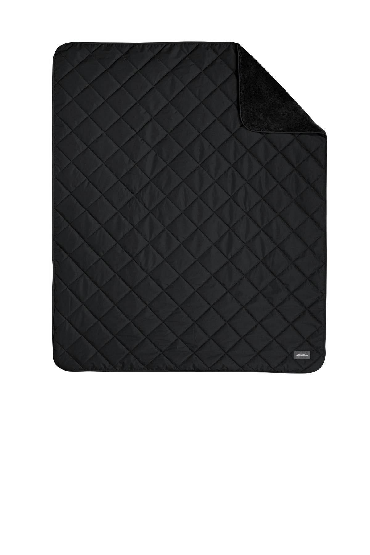 Eddie Bauer® Quilted Insulated Fleece Blanket - Black - OSFA