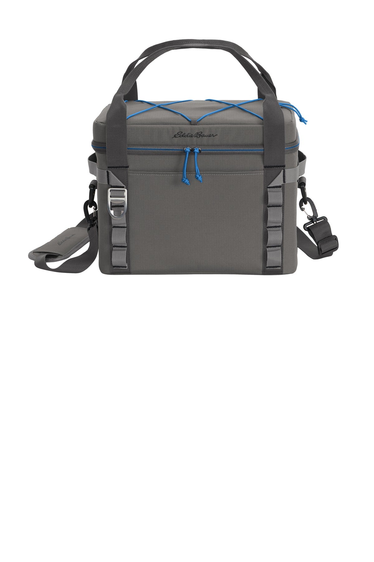 Eddie Bauer® Max Cool 24-Can Cooler - Metal Grey/ Expedition Blue - OSFA