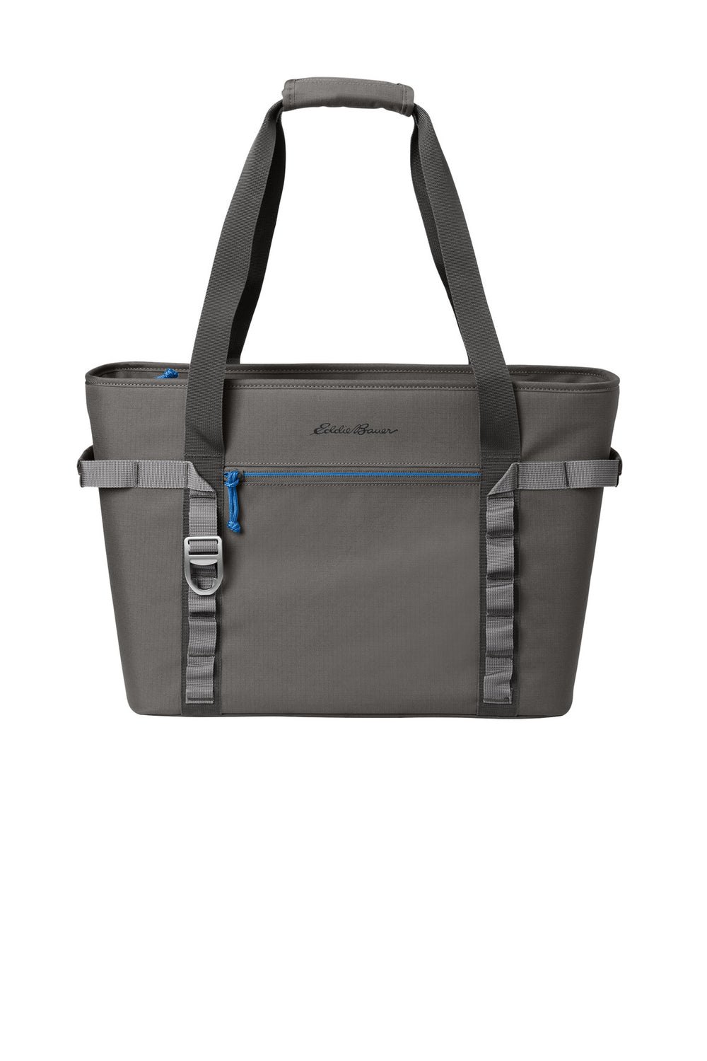Eddie Bauer® Max Cool Tote Cooler - Metal Grey/ Expedition Blue - OSFA