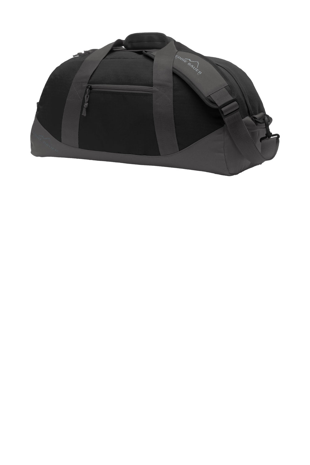 Eddie Bauer® Medium Ripstop Duffel - Black/ Grey Steel - OSFA