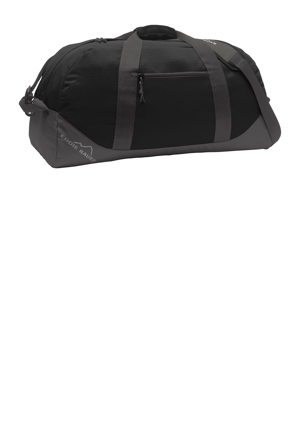 Eddie Bauer® Large Ripstop Duffel - Black/ Grey Steel - OSFA