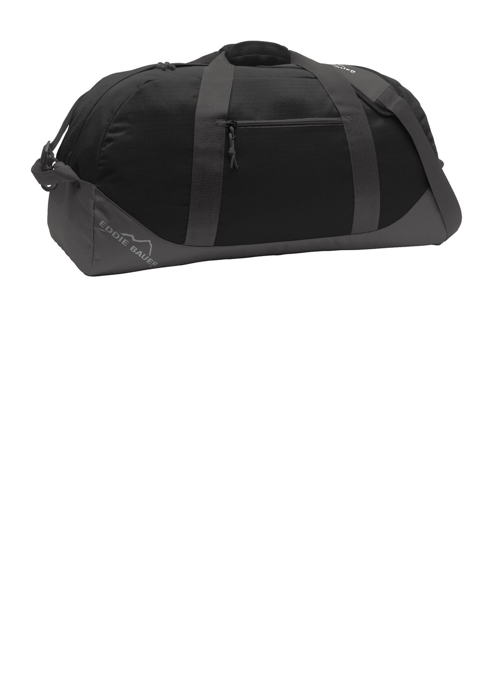 Eddie Bauer® Large Ripstop Duffel - Black/ Grey Steel - OSFA