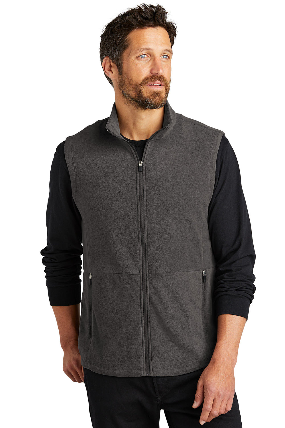 Port AuthorityÂ® Accord Microfleece Vest F152 - Pewter - XS