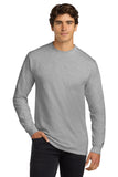 Gildan® Ultra Cotton® 100% US Cotton Long Sleeve T-Shirt - Ash - S