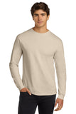 Gildan® Ultra Cotton® 100% US Cotton Long Sleeve T-Shirt - Natural - S
