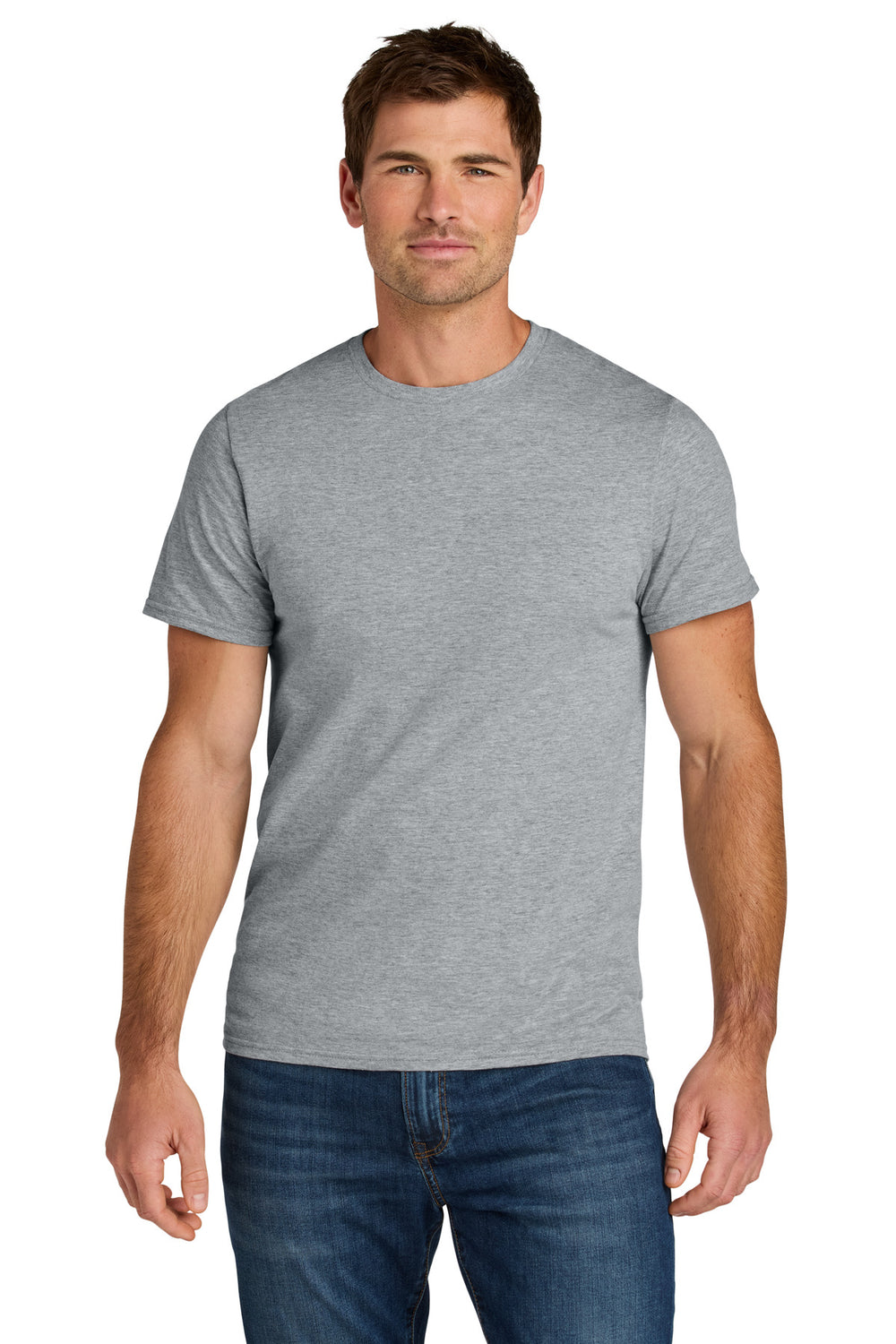 Jerzees Ultimate™ Unisex Ring Spun T-Shirt - Athletic Heather - S