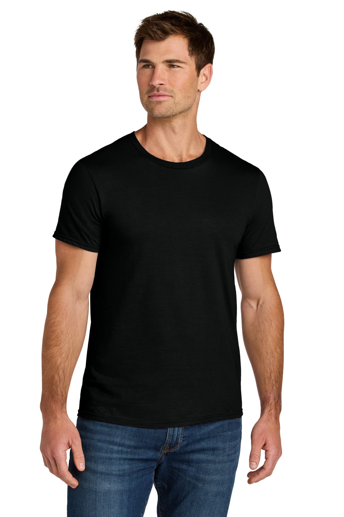 Jerzees Ultimate™ Unisex Ring Spun T-Shirt - Black Ink - S