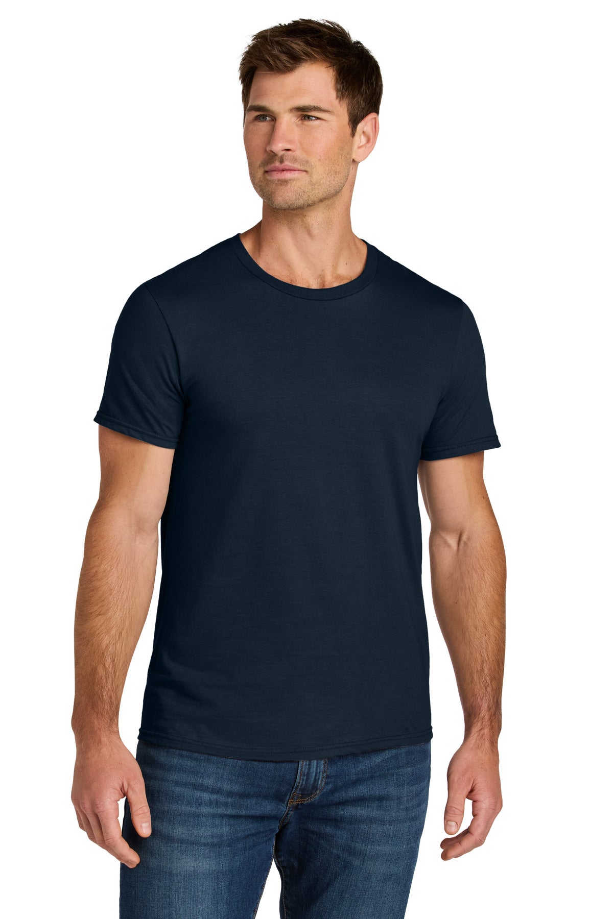 Jerzees Ultimate™ Unisex Ring Spun T-Shirt - J. Navy - S