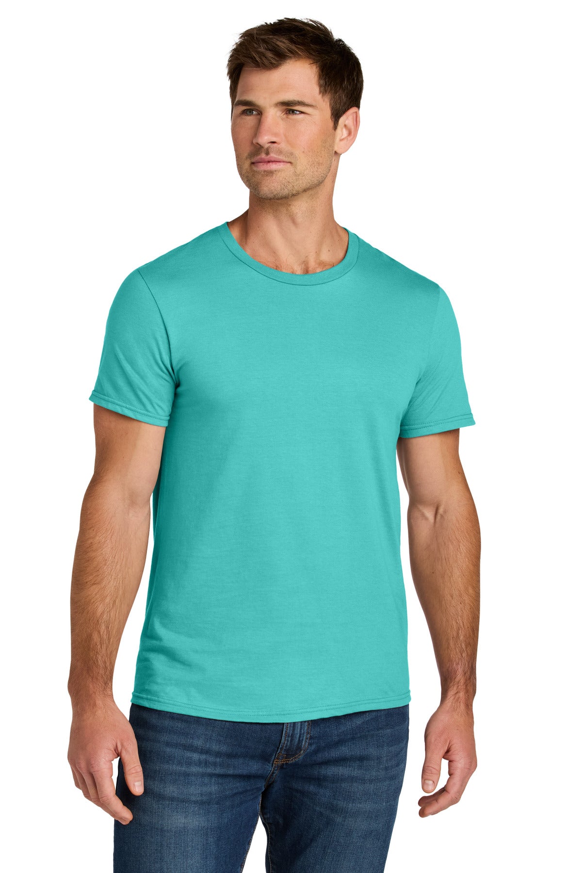 Jerzees Ultimate™ Unisex Ring Spun T-Shirt - Scuba Blue - S