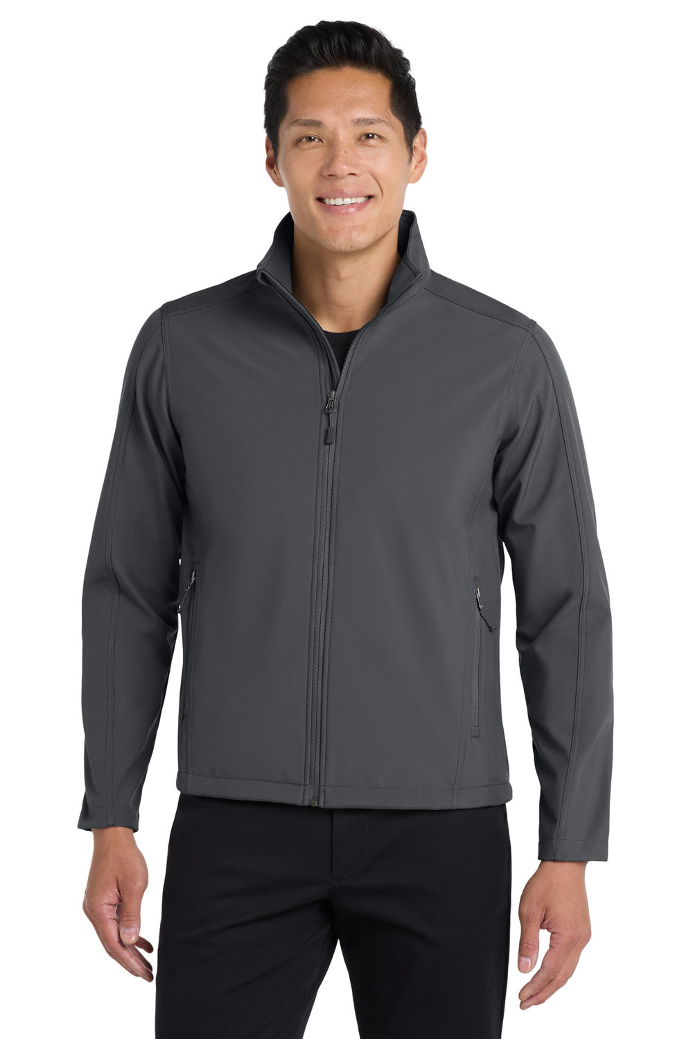 Port AuthorityÂ® Core Soft Shell Jacket. J317 - Battleship Grey - XS